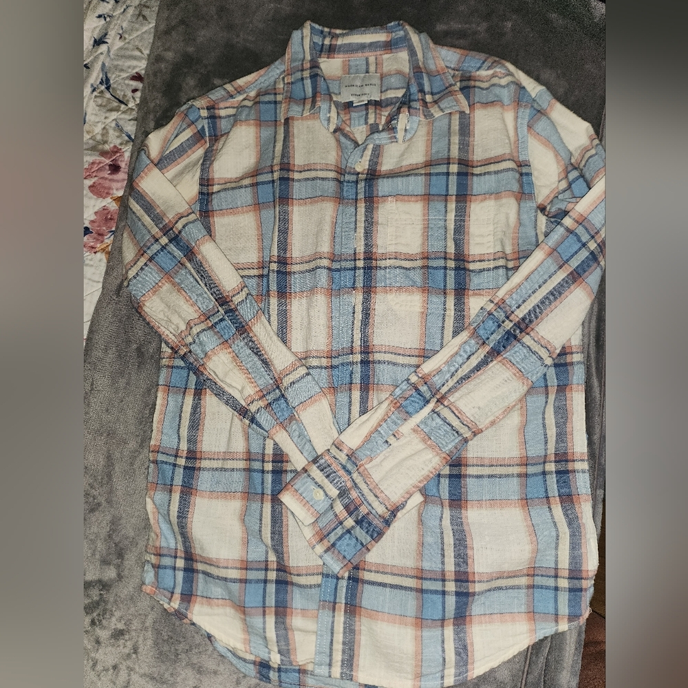 American Eagle Outfitters Multicolor Plaid Shirt